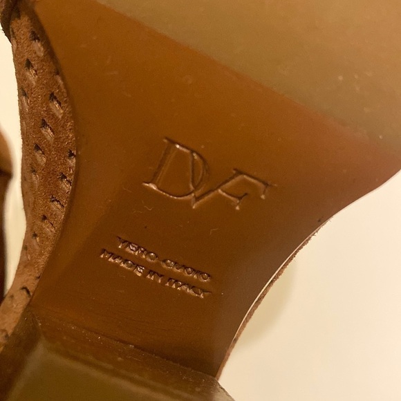 Diane Von Furstenberg Auletta Brown Chesnt suede ankle boots . Size 5 - Picture 11 of 16